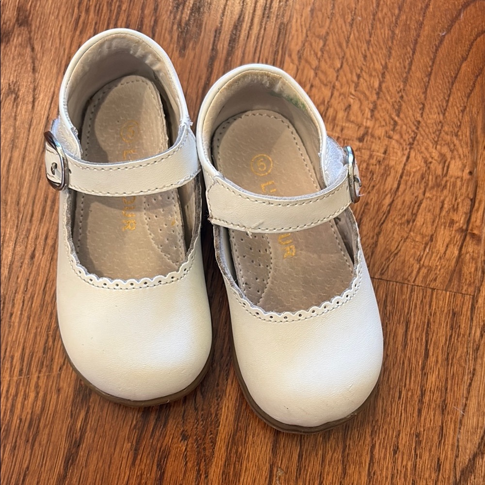Classic White Kids Shoes L’amour